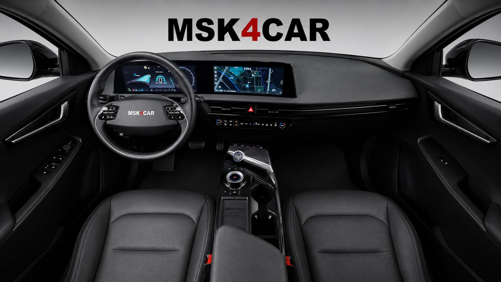 Салон Kia EV6 — панель приборов и мультимедиа