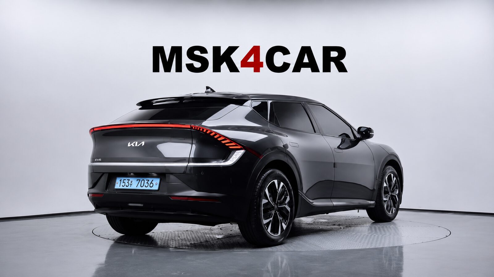 Kia EV6 Long Range, вид сзади